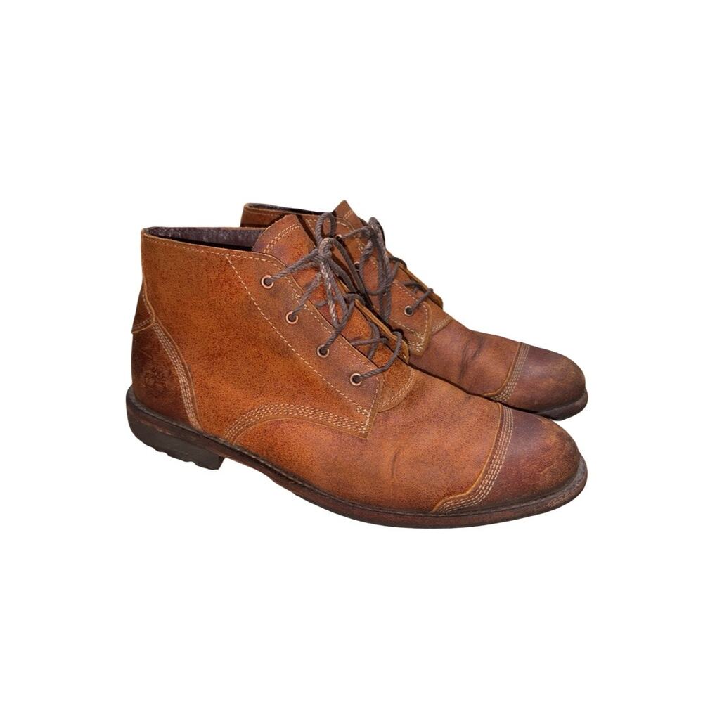 Timberland Earthkeepers City Cap Toe Two Tone Leather Chukka Boots Size: 10M